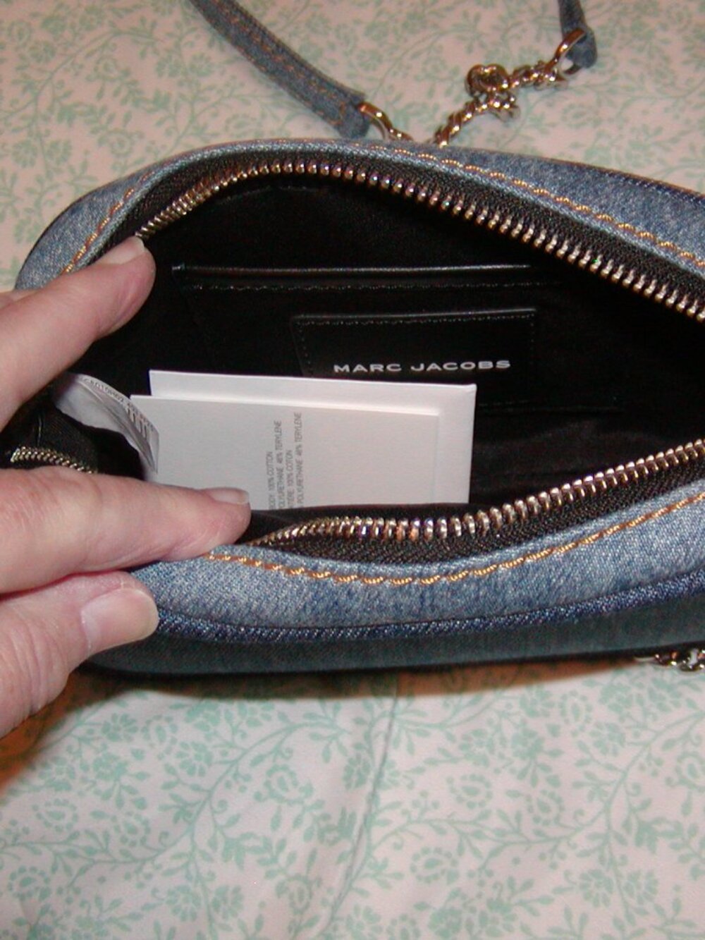 Marc Jacobs denim purse. - Picture 5 of 9